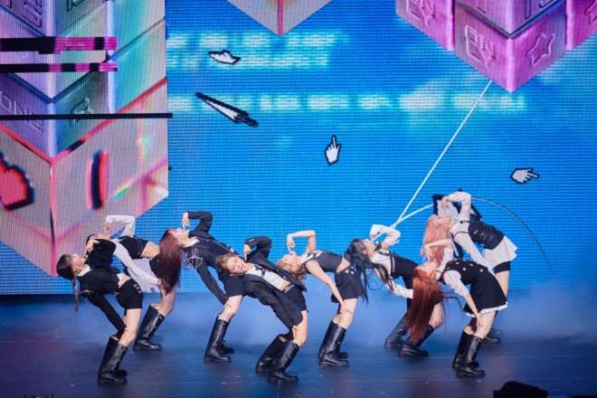 ME:I performing at the Kanagawa